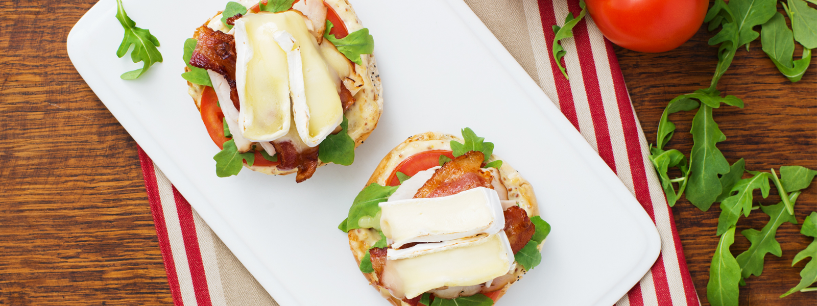 OpenFaced Clubhouse Bagel Dempster's